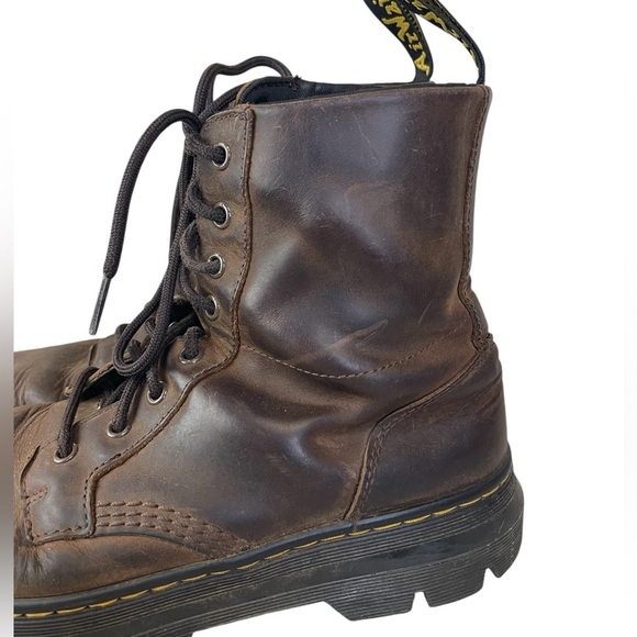 Mens Doc Martens Air Wave Crazy Horse Brown Leather Boots Sz 9 main image 4